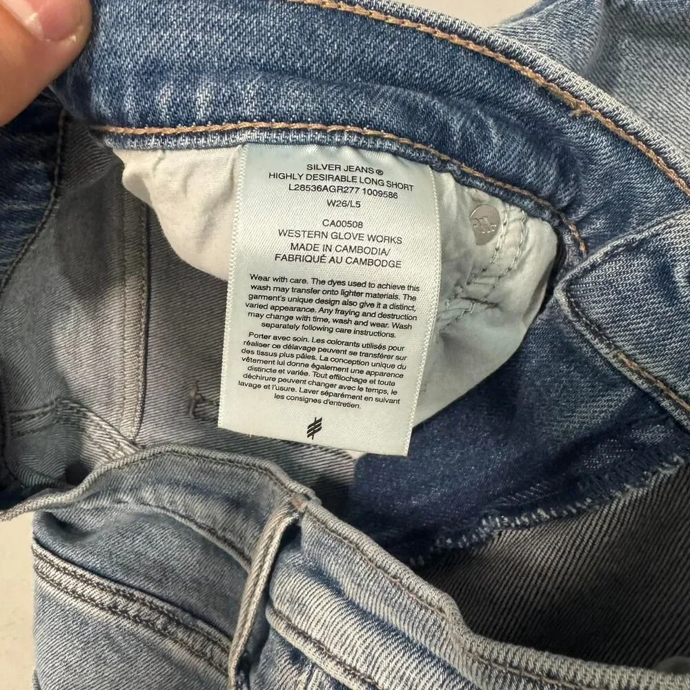 Silver-jeans-co Women's Blue Shorts